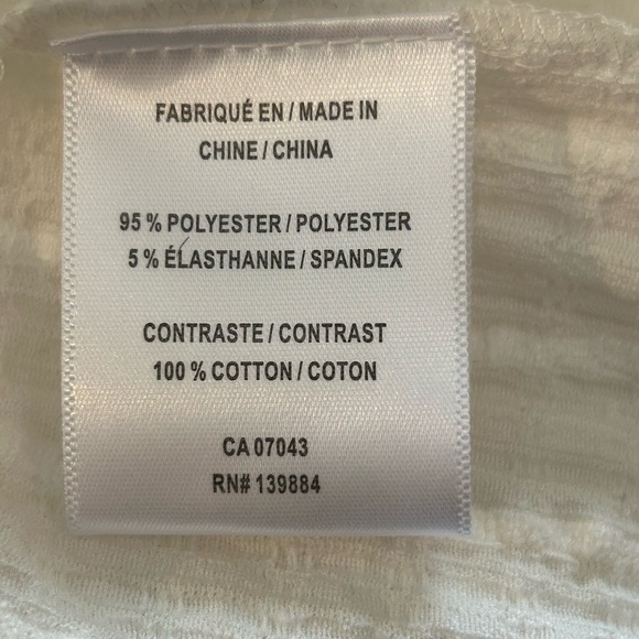 TAES Cottagecore Romantic White Peplum Blouse Peter Pan Collar Tie Front Small - Picture 7 of 10